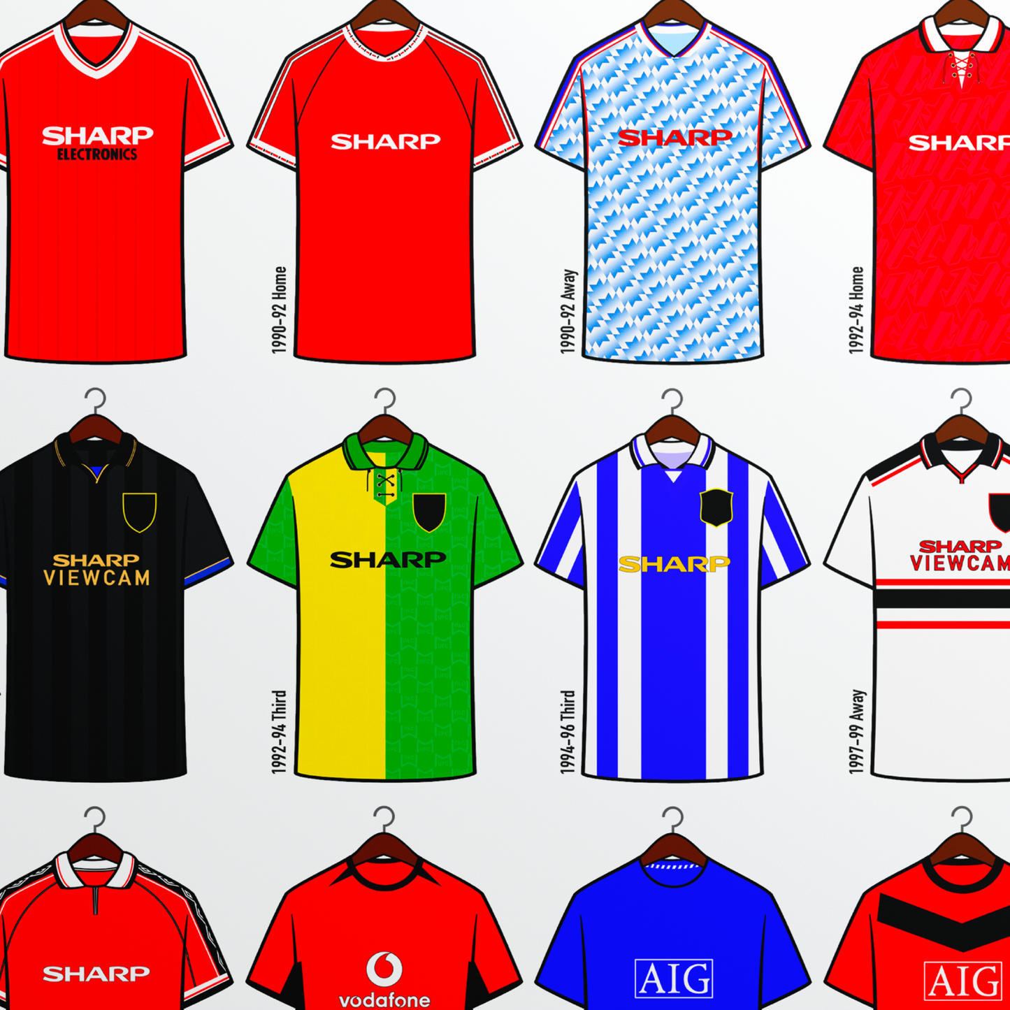 Man United Shirts Print