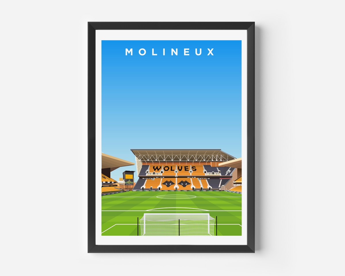 Molineux Stadium Print - Wolves - Wolverhampton Wanderers - WWFC