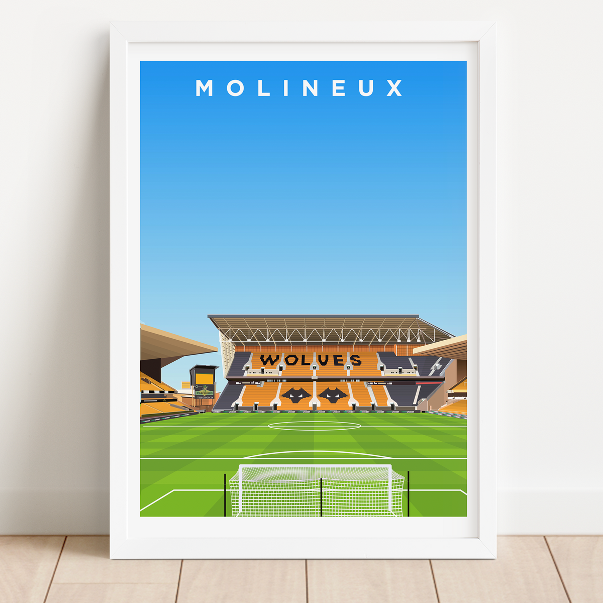 Molineux Stadium Print - Wolves - Wolverhampton Wanderers - WWFC