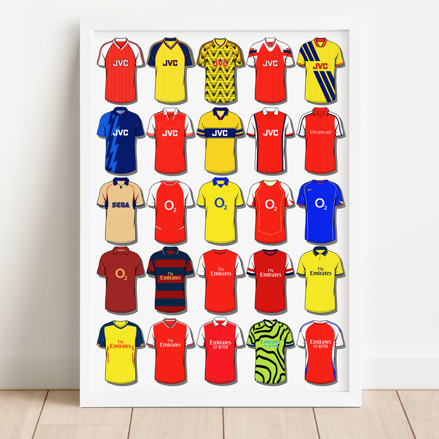 Arsenal Shirts Print
