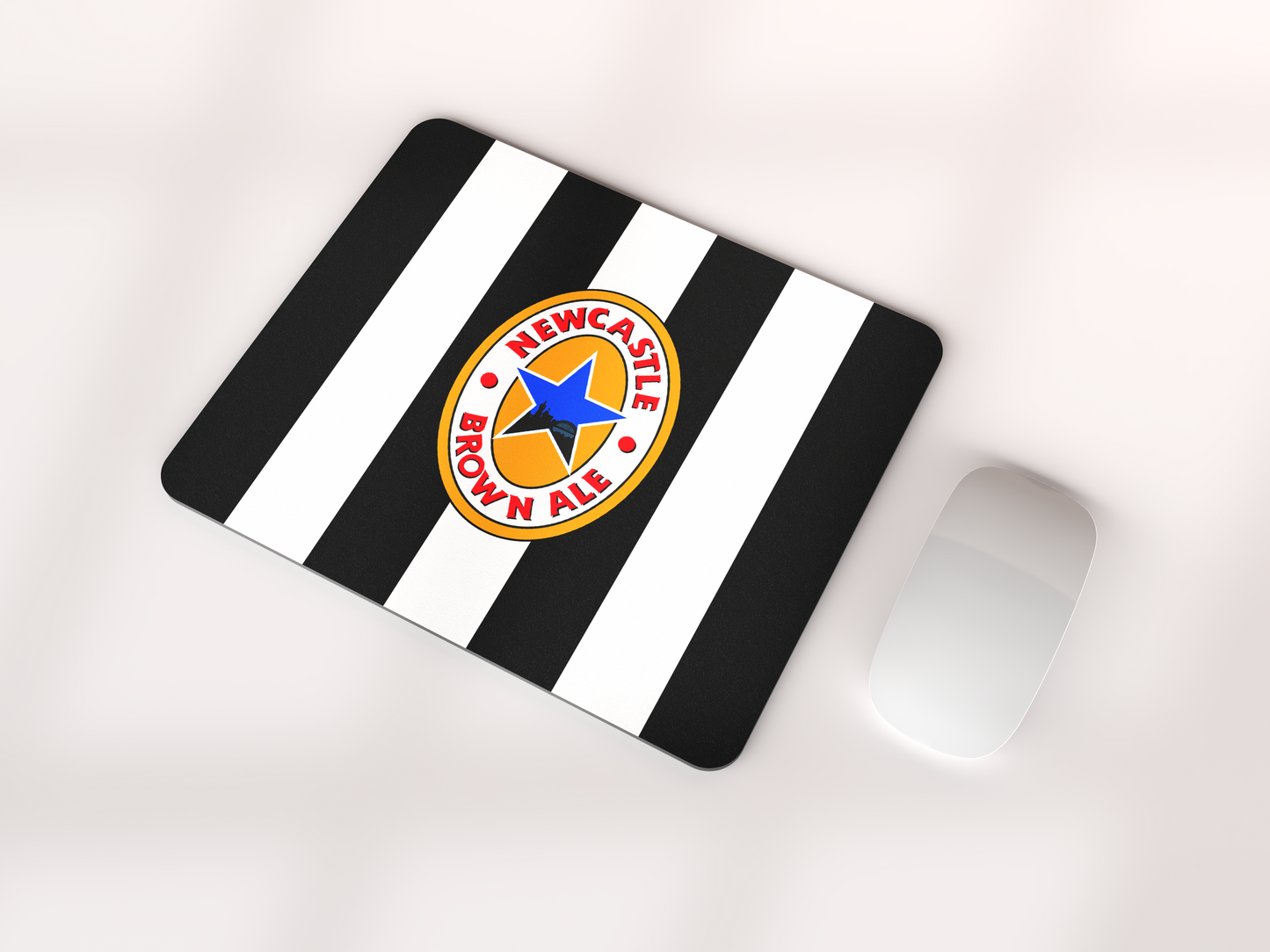 Retro Newcastle United Shirt Mouse Mat