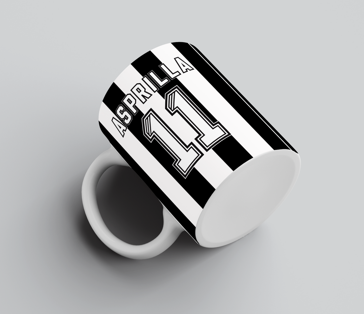 Personalised Retro Newcastle Mug - Any Name and Number
