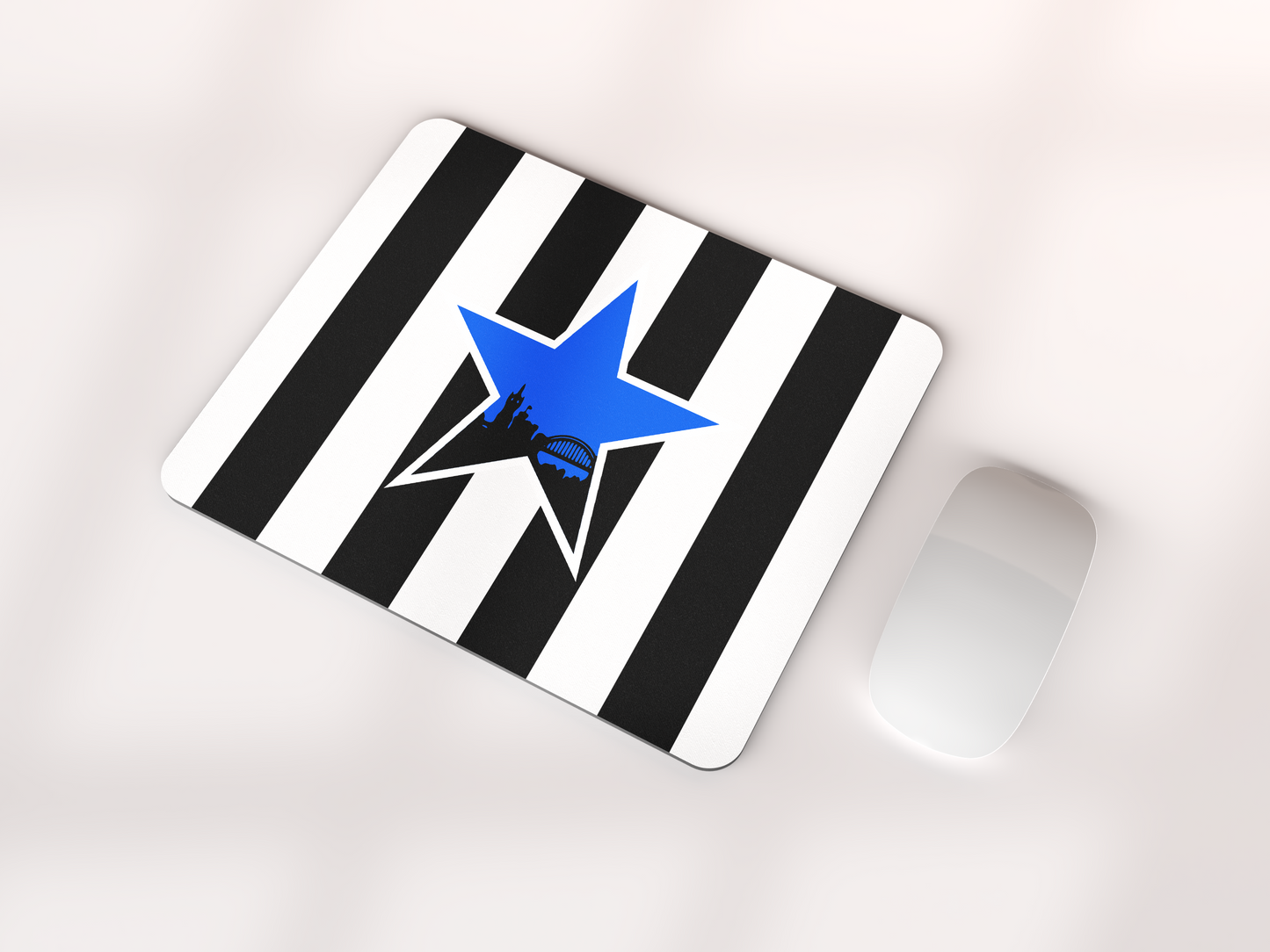 Retro Newcastle United Shirt Mouse Mat