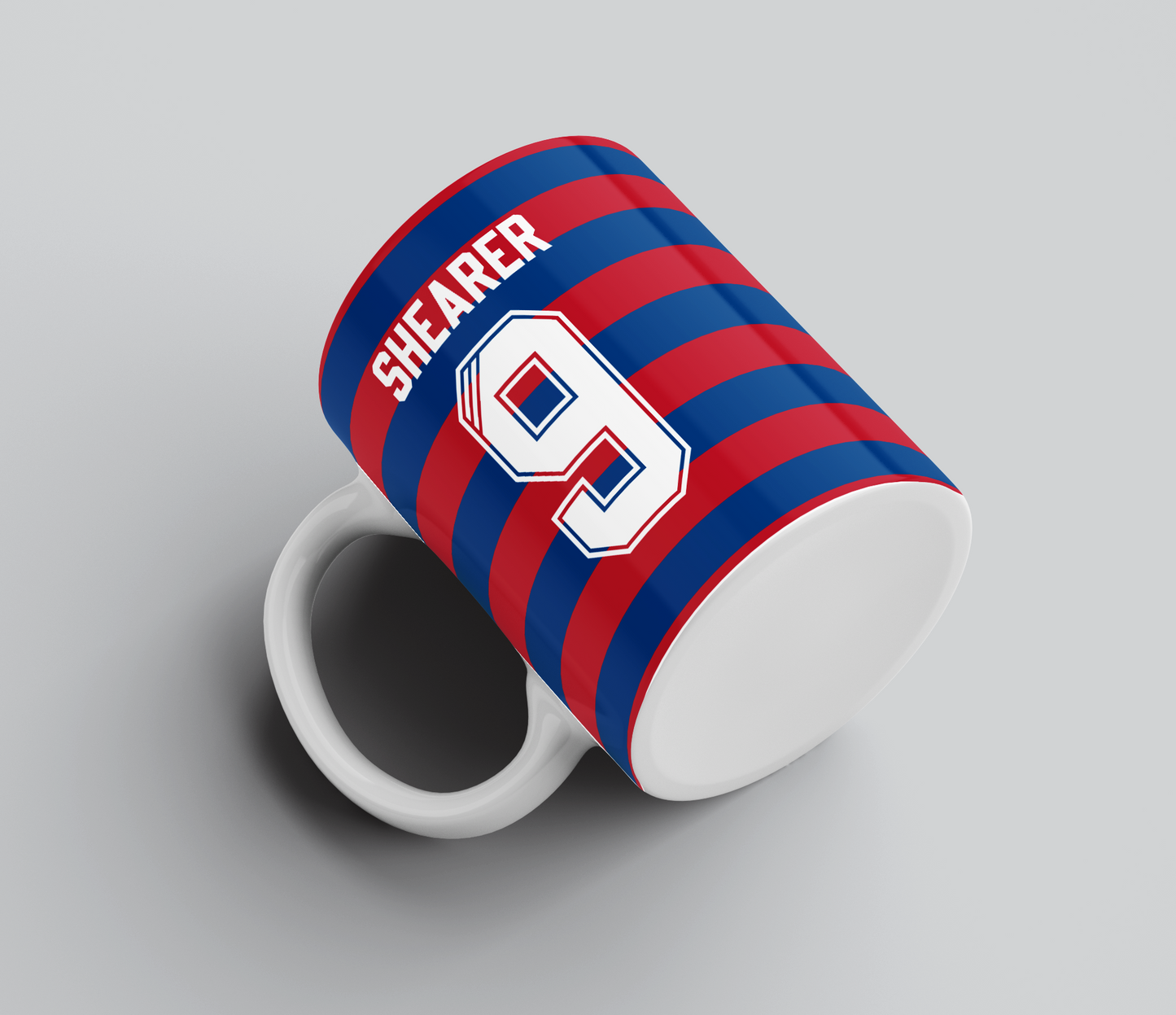 Personalised Retro Newcastle Away Shirt Mug - Any Name and Number