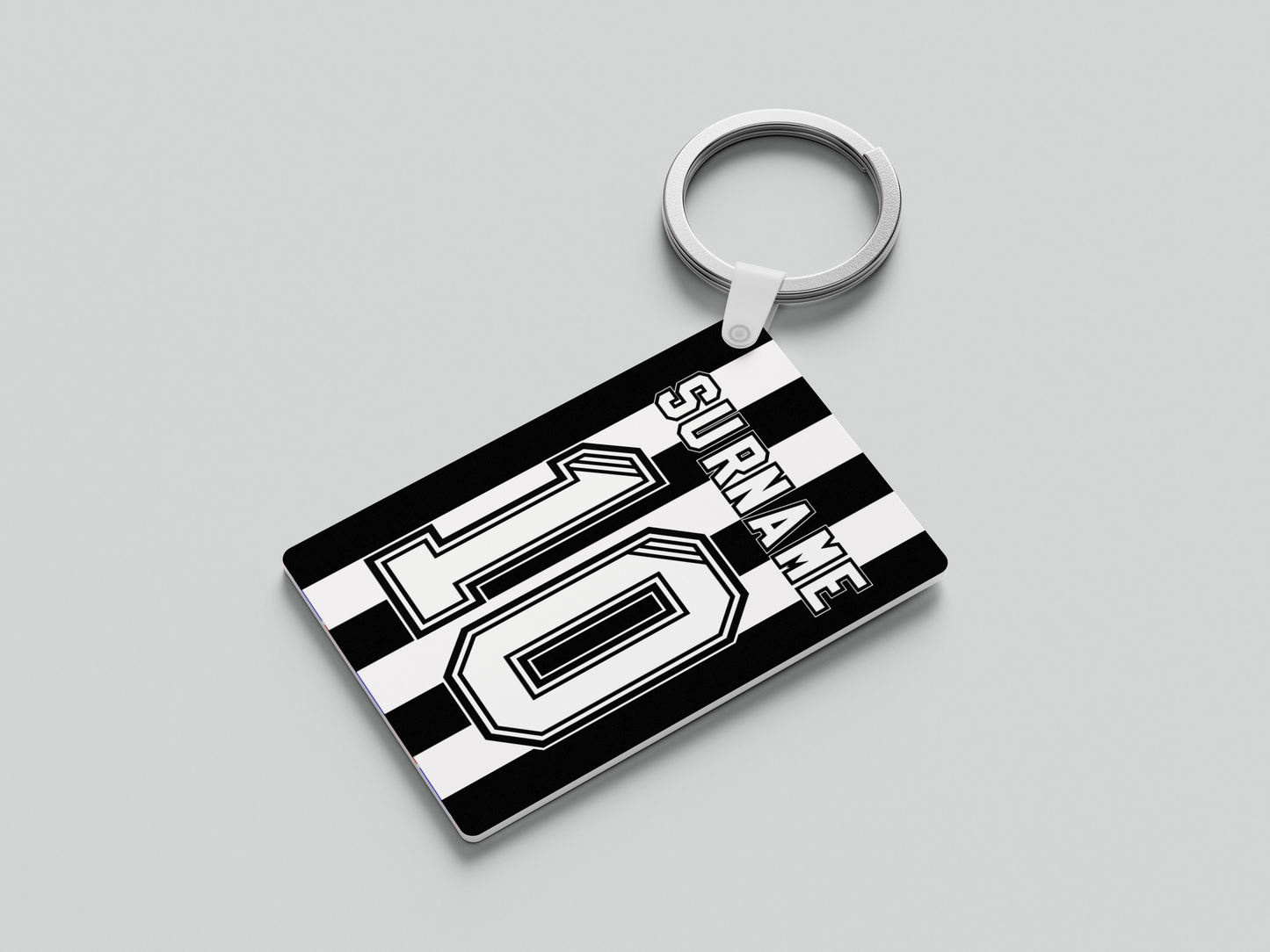 Personalised Retro Newcastle Keyring