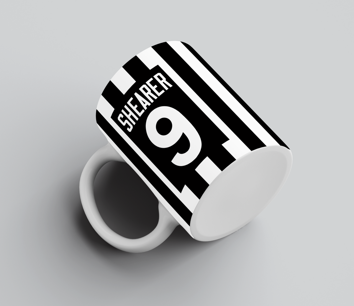 Personalised Retro Newcastle Mug - Any Name and Number