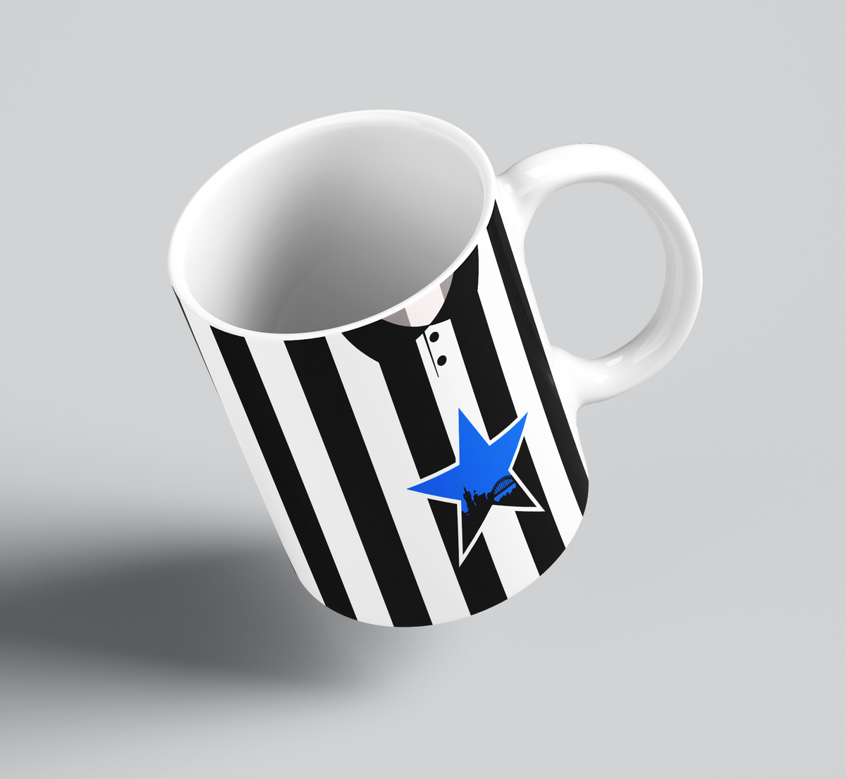 Personalised Retro Newcastle Mug - Any Name and Number