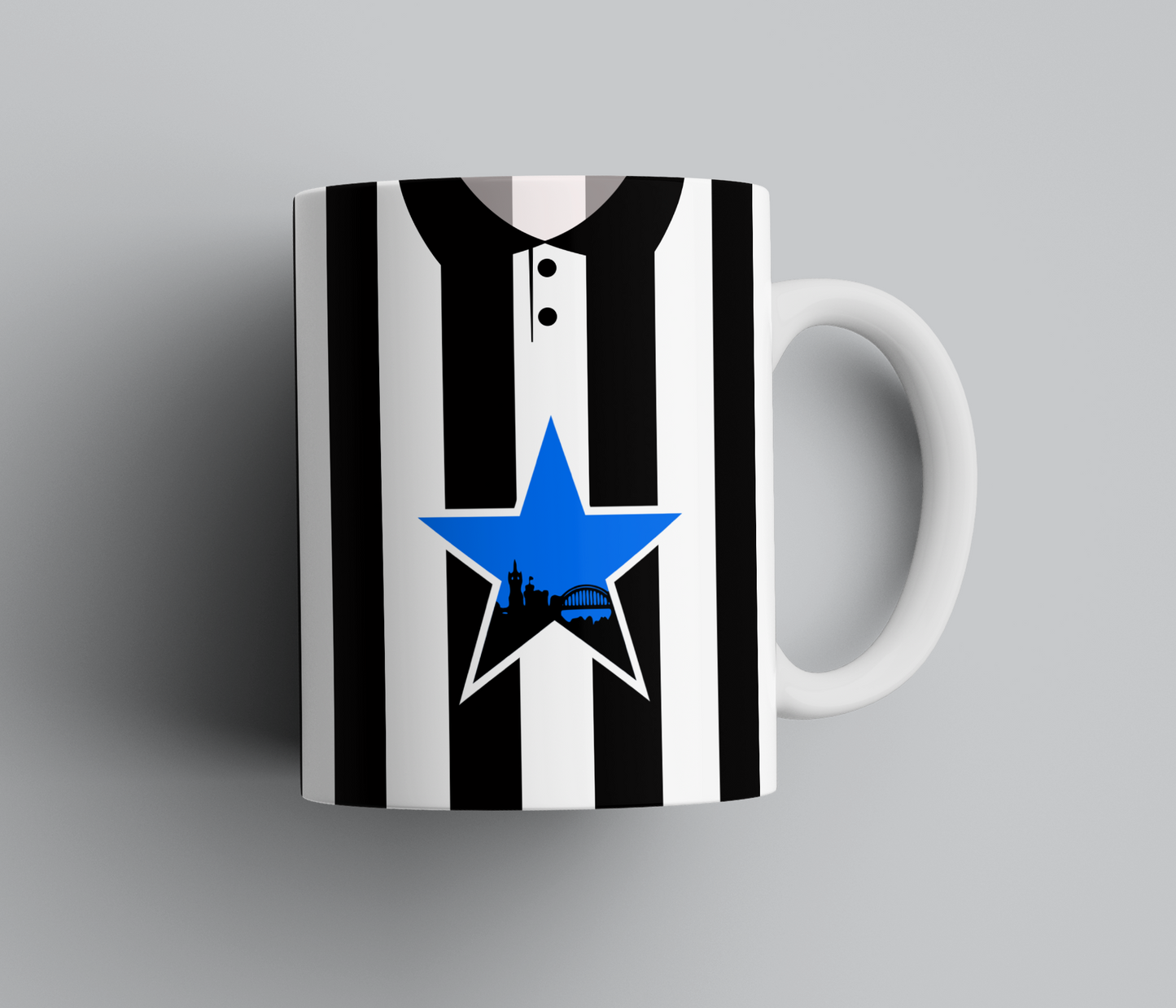 Personalised Retro Newcastle Mug - Any Name and Number