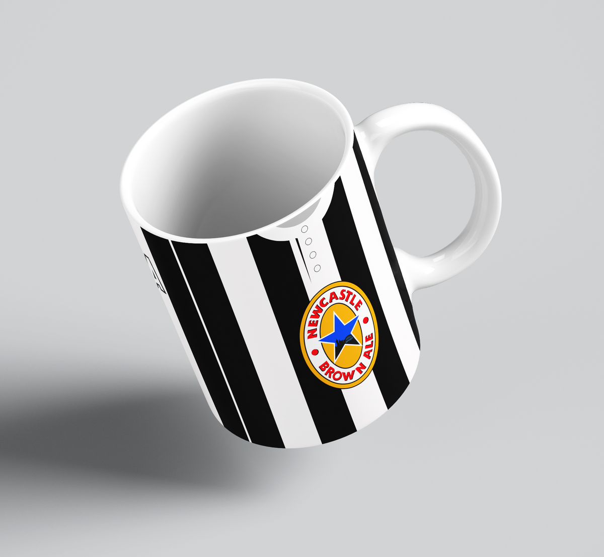 Personalised Retro Newcastle Mug - Any Name and Number