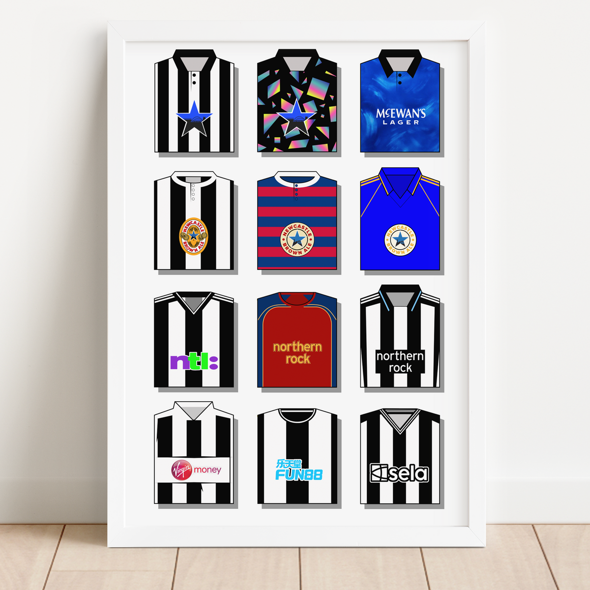 Newcastle Shirts Print
