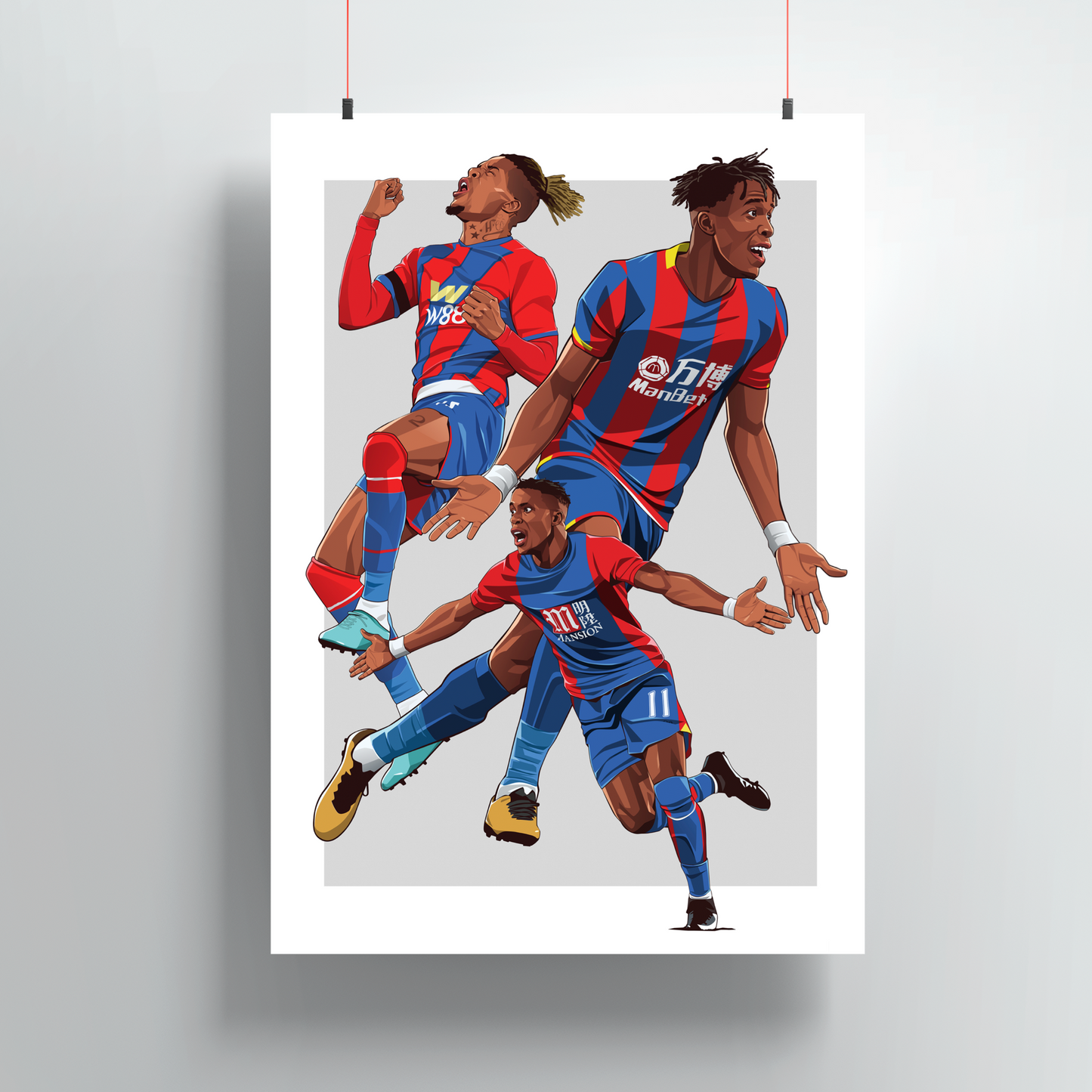 Wilfried Zaha Print