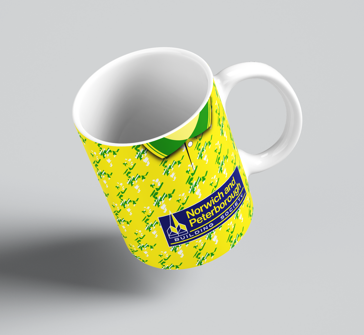 Personalised Retro Norwich Mug - Any Name and Number
