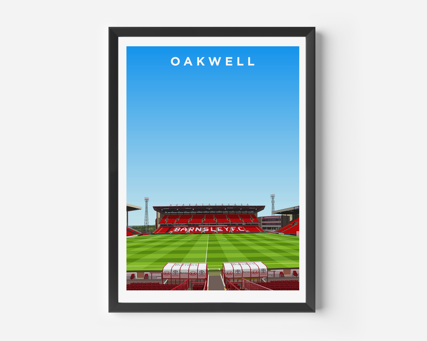Oakwell Stadium Print