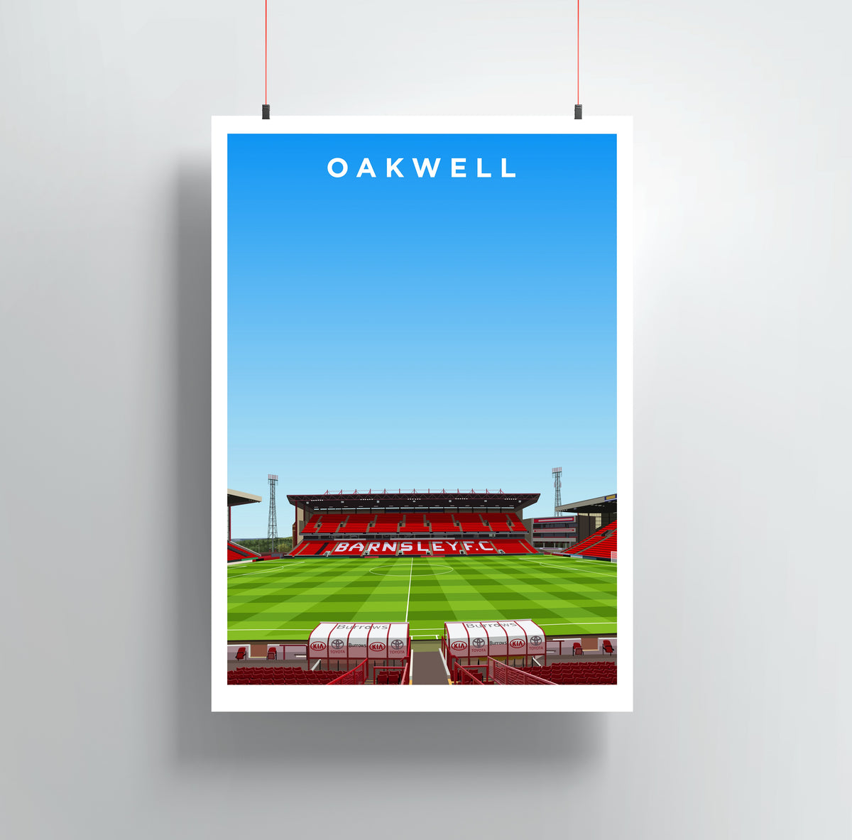 Oakwell Stadium Print