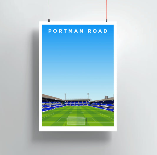 Portman Road Stadium Print