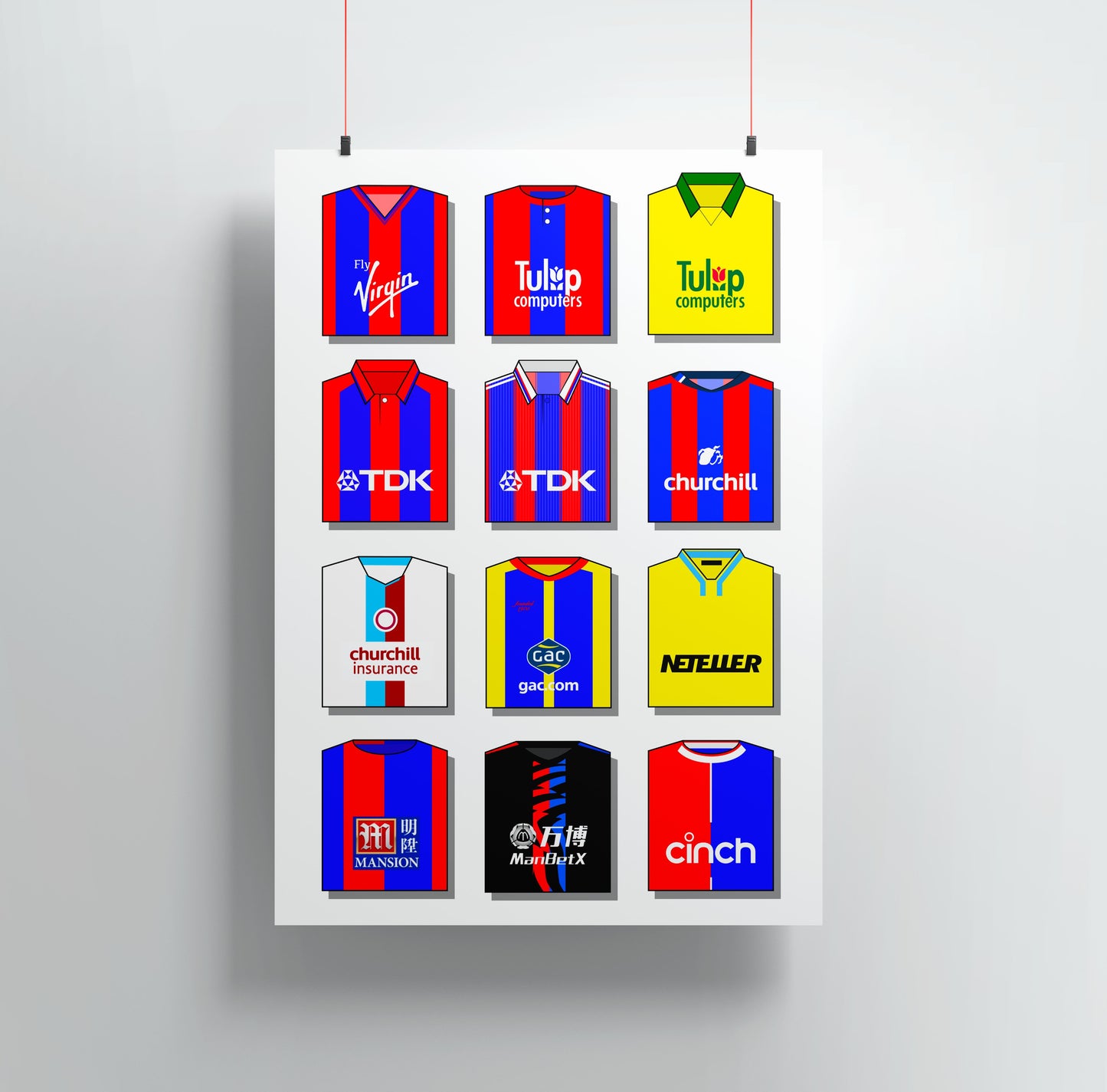 Crystal Palace Shirts Print