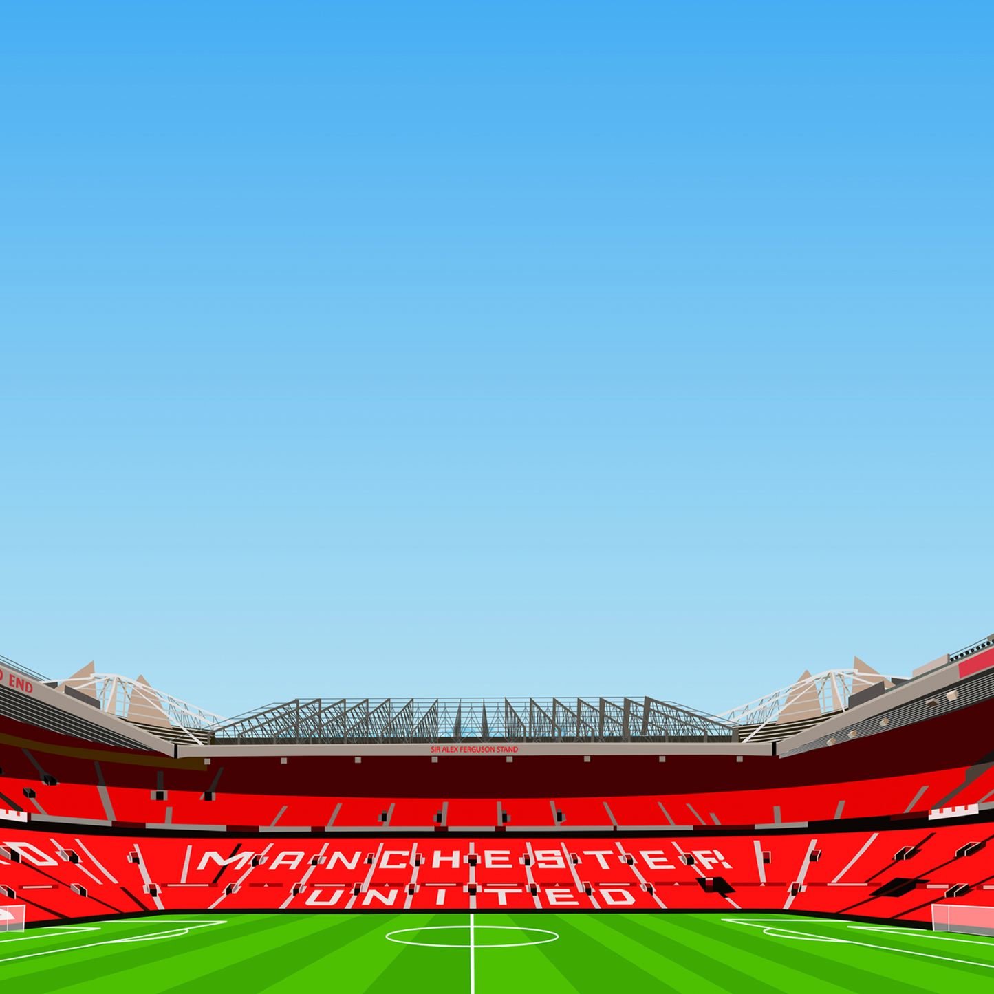 Old Trafford Stadium Print