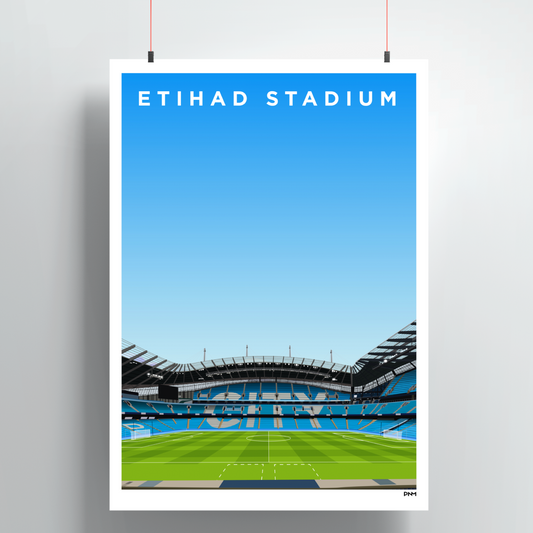 Etihad Stadium Print - Man City - Manchester City
