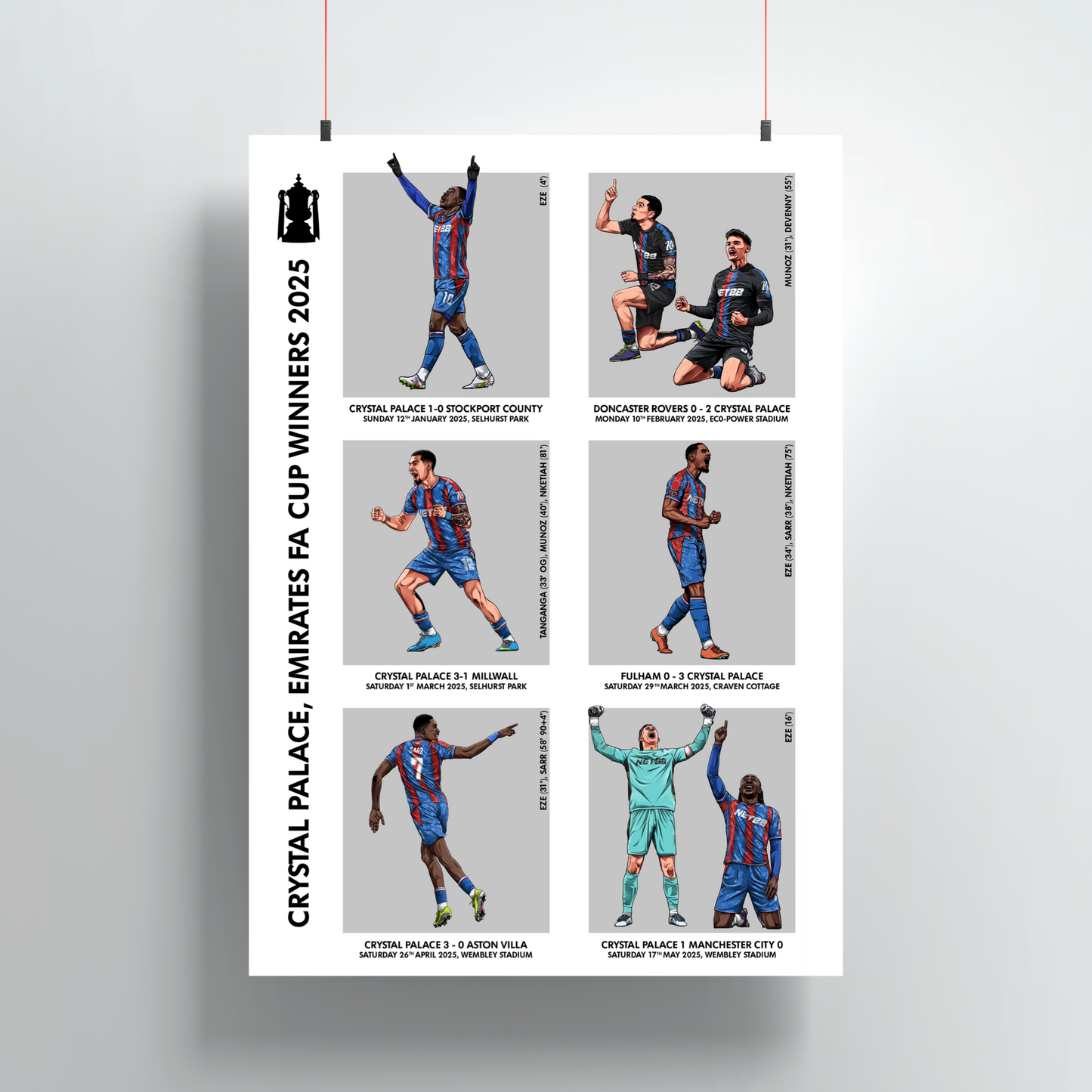 Crystal Palace The Road to Glory Print