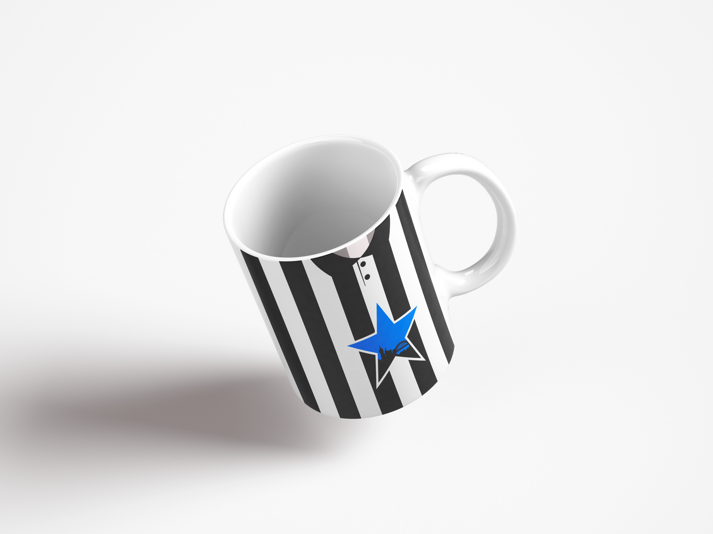 Personalised Retro Newcastle Mug - Any Name and Number