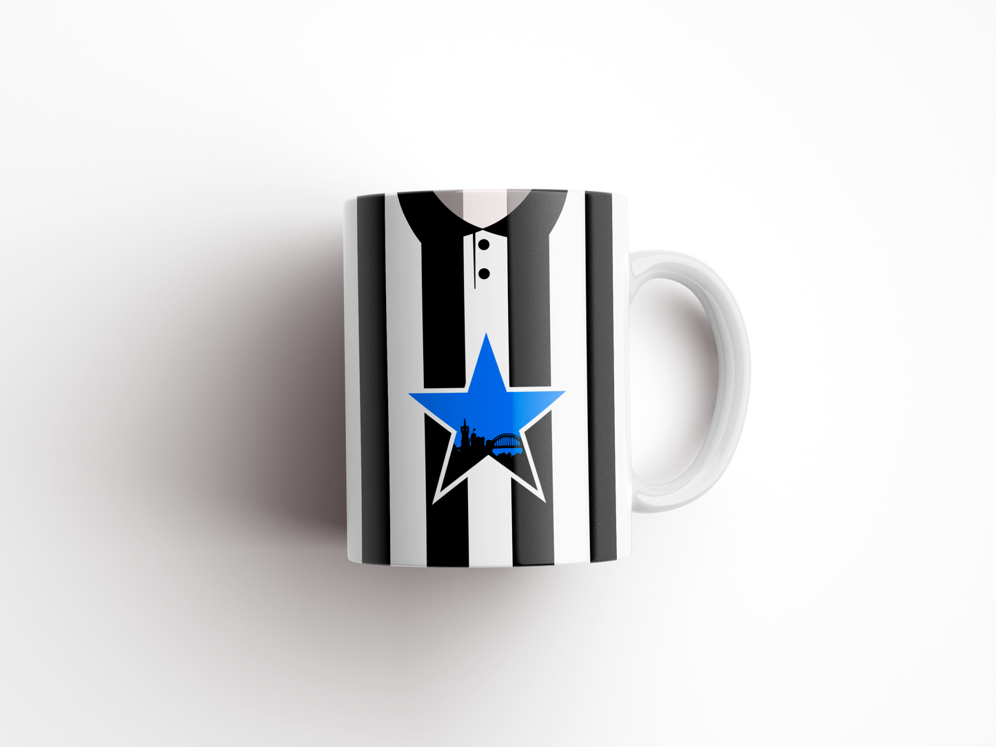 Personalised Retro Newcastle Mug - Any Name and Number