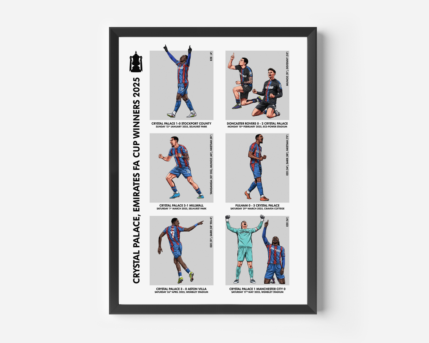 Crystal Palace The Road to Glory Print