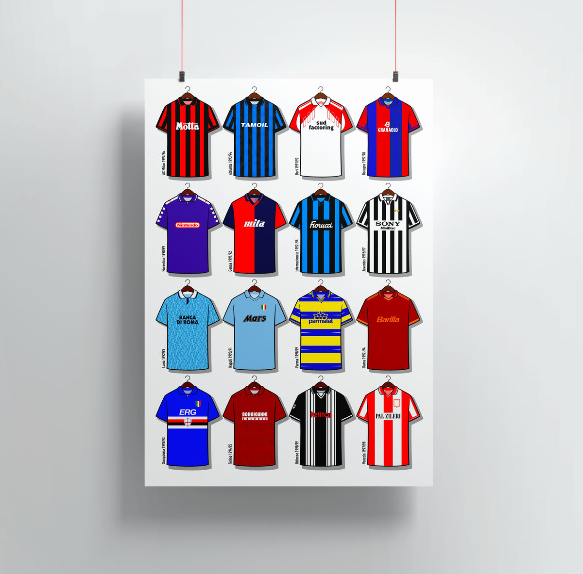 Serie A ‘90s Shirt Print