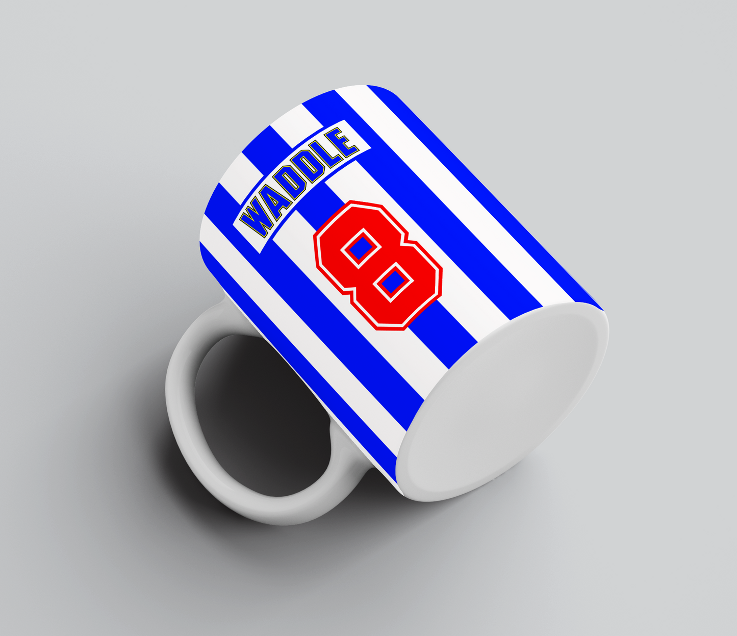 Personalised Retro Sheffield Wednesday Mug - Any Name and Number