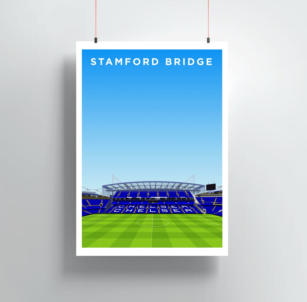 Stamford Bridge Stadium Print