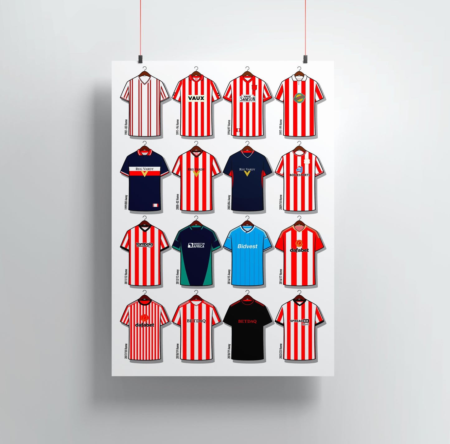 Sunderland Shirts Print