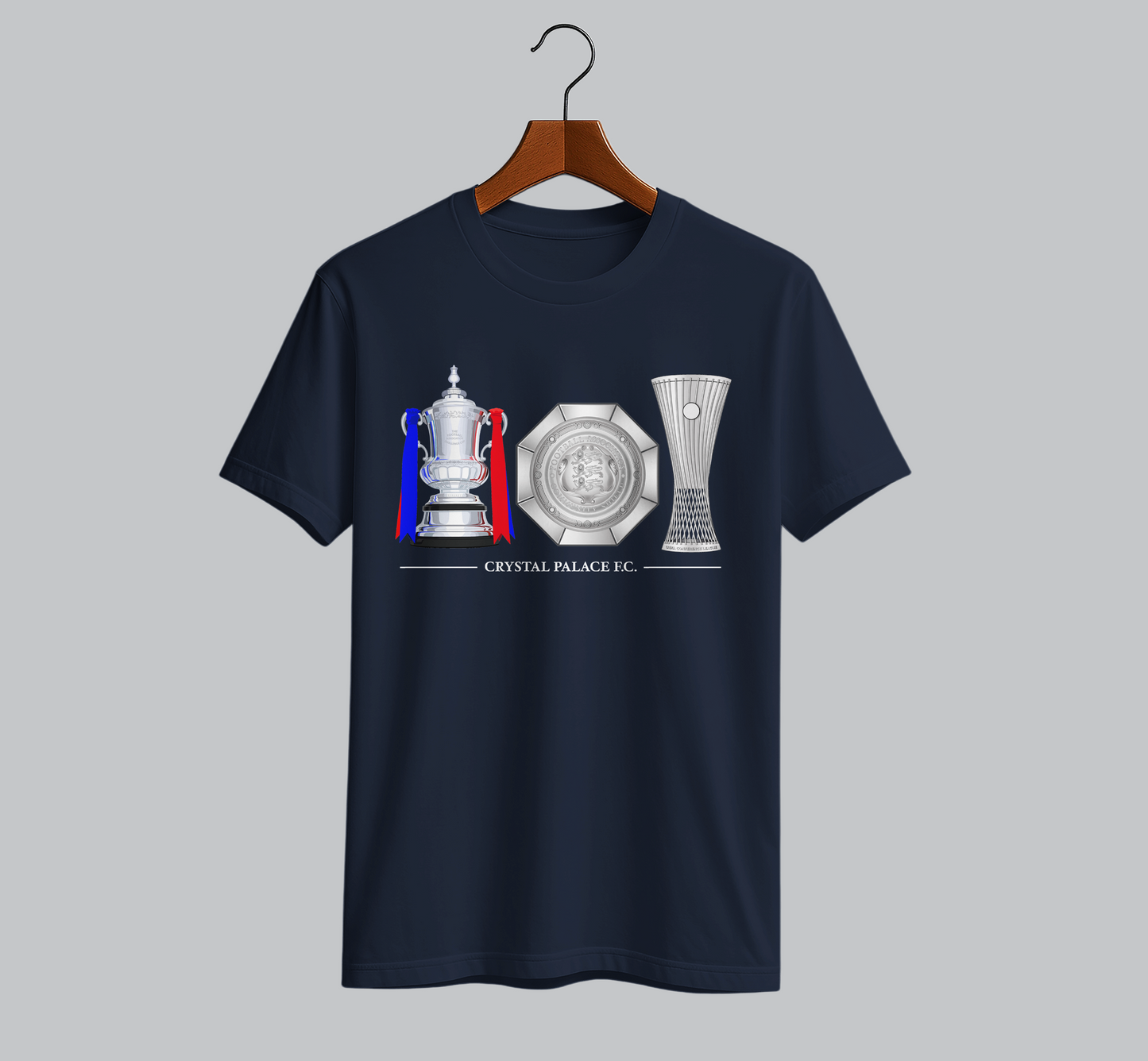 Crystall Palace Three Trophies T-Shirt