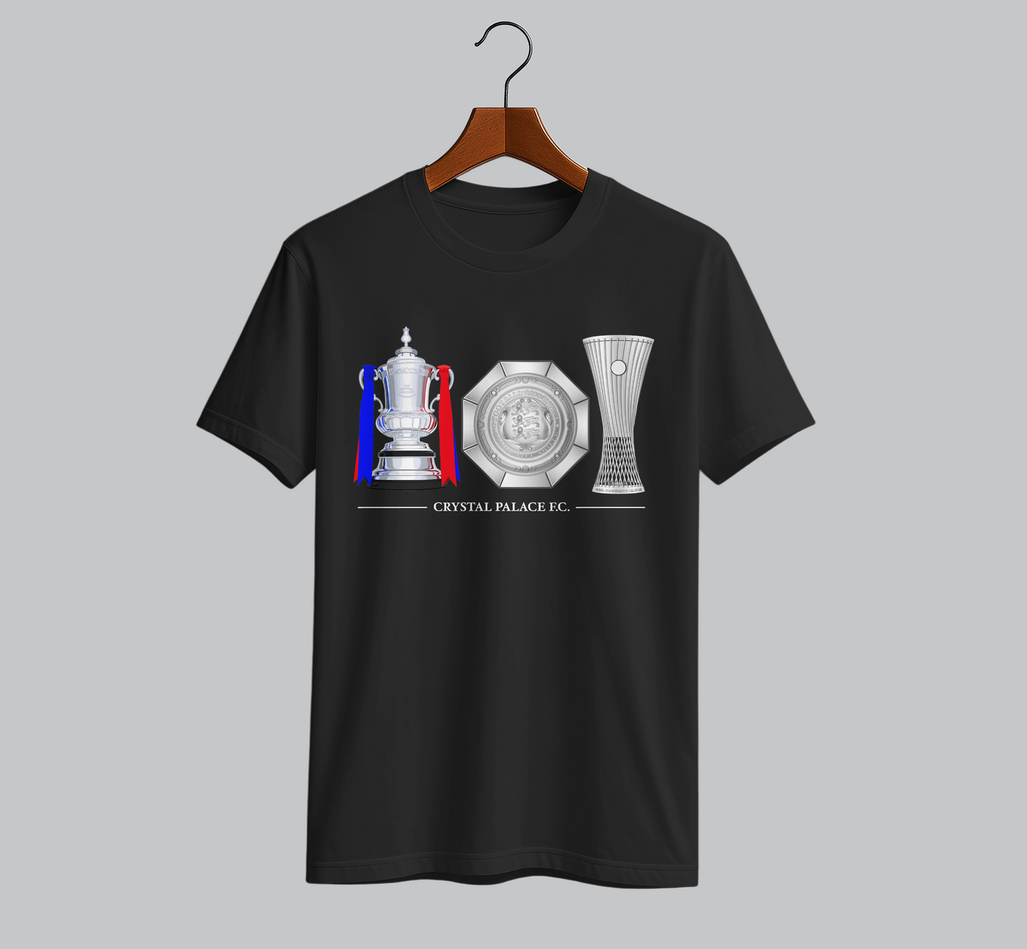 Crystall Palace Three Trophies T-Shirt