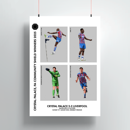 Crystal Palace Community Shield Winners Print