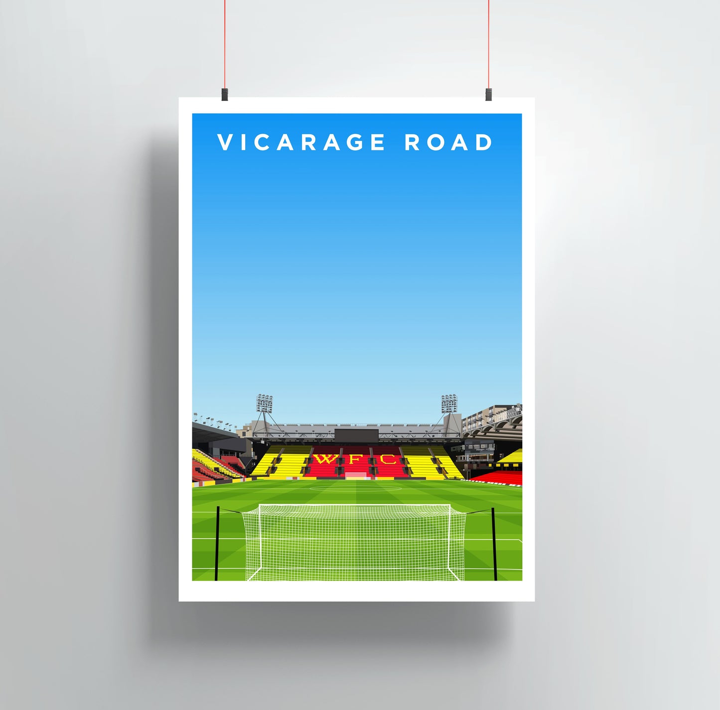 Vicarage Road Stadium Print - Watford