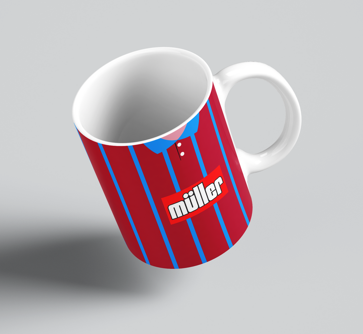 Personalised Retro Aston Villa Mug - Any Name and Number