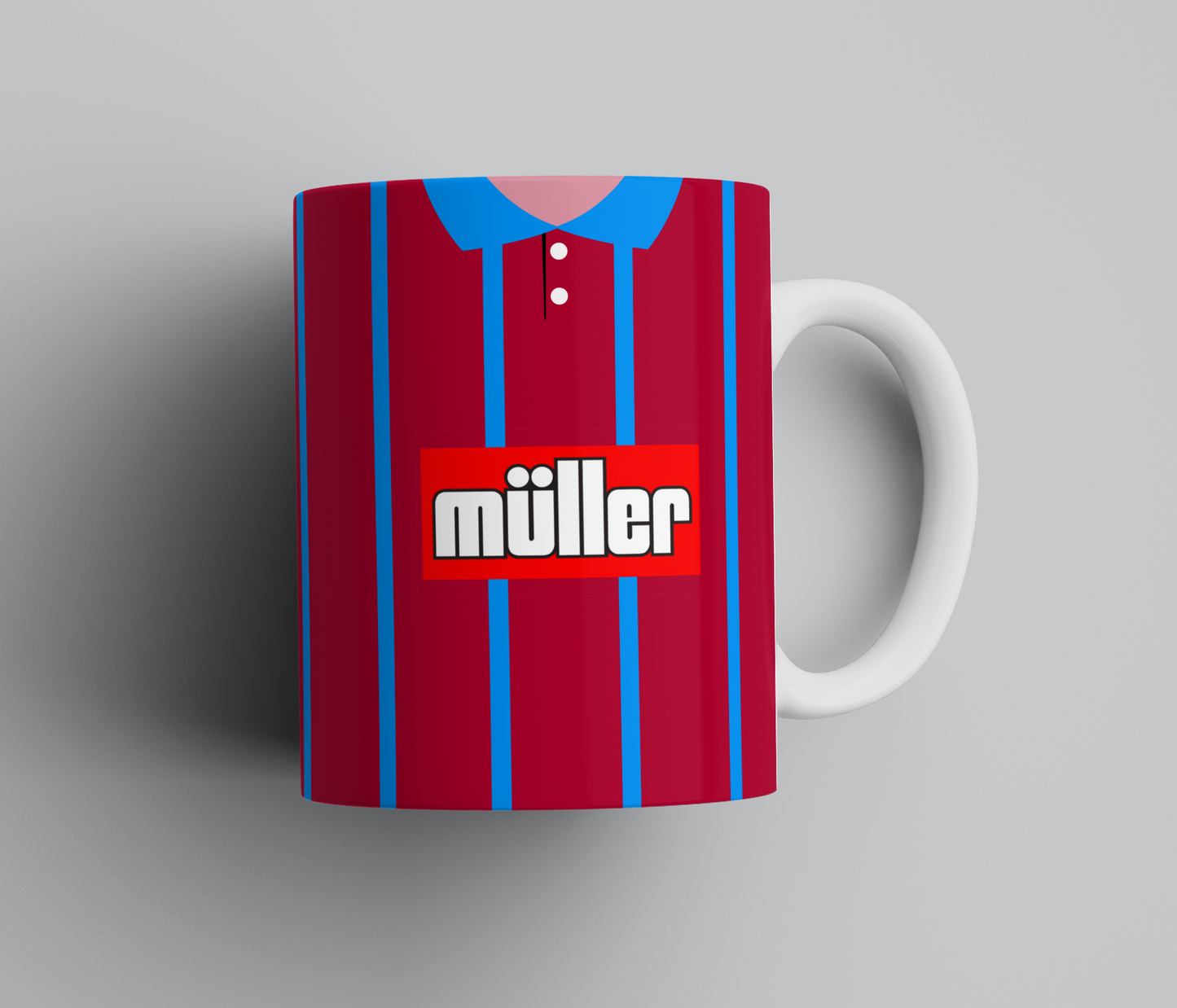 Personalised Retro Aston Villa Mug - Any Name and Number