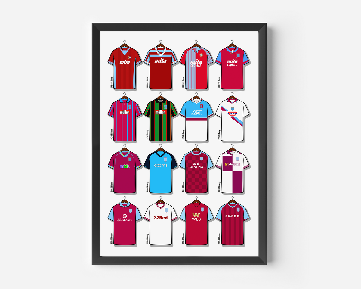 Aston Villa Shirts Print