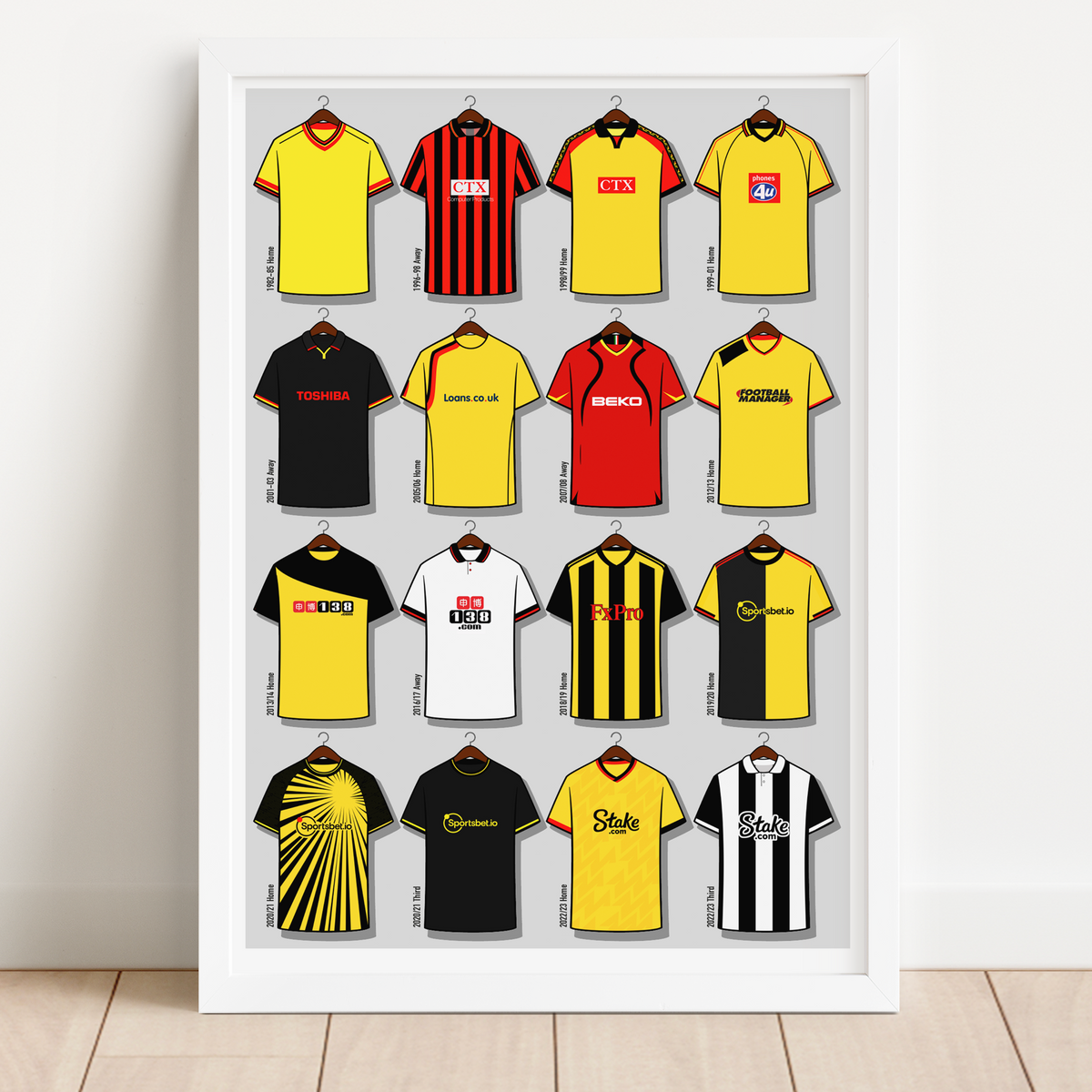 Watford Shirts Print