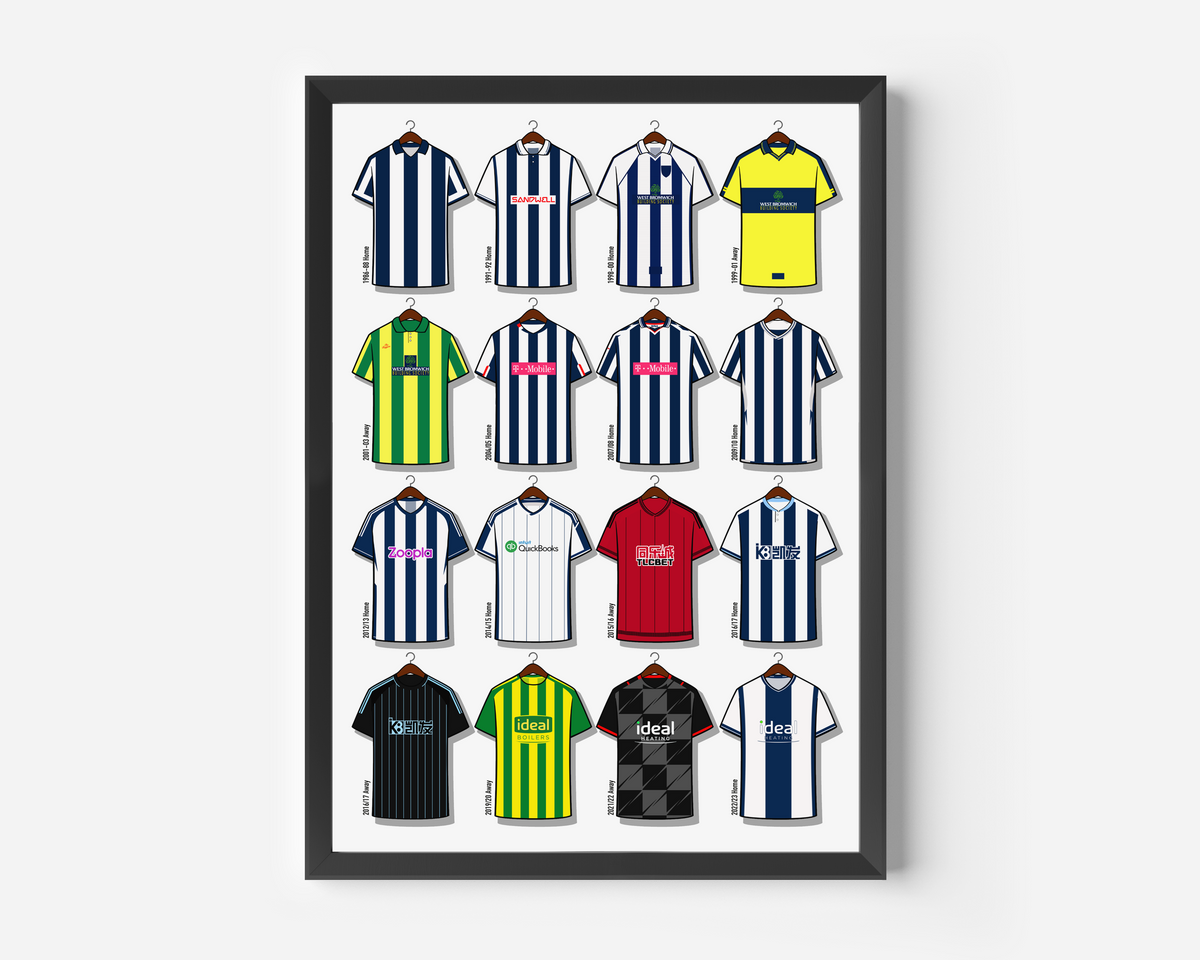 West Bromich Albion Shirts Print - WBA