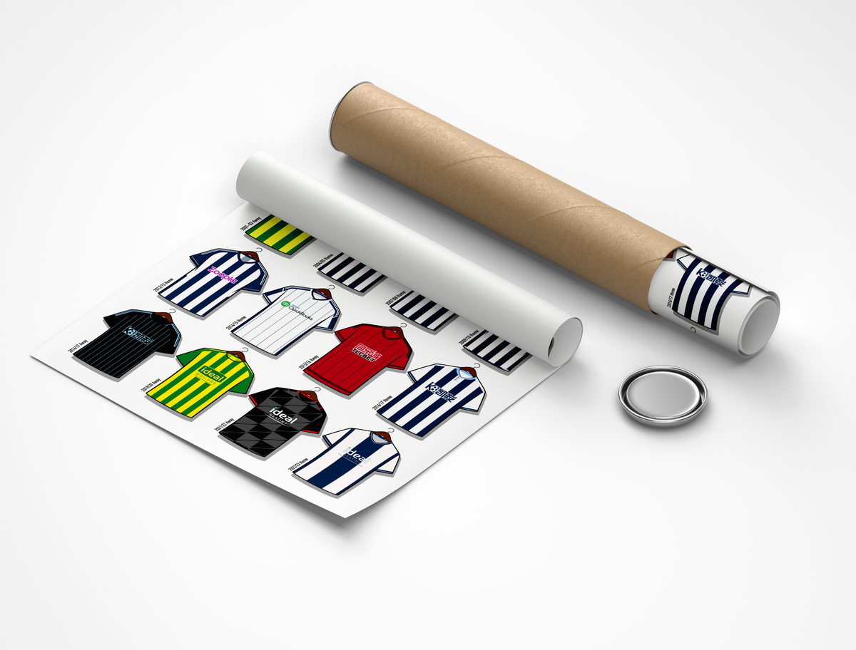 West Bromich Albion Shirts Print - WBA