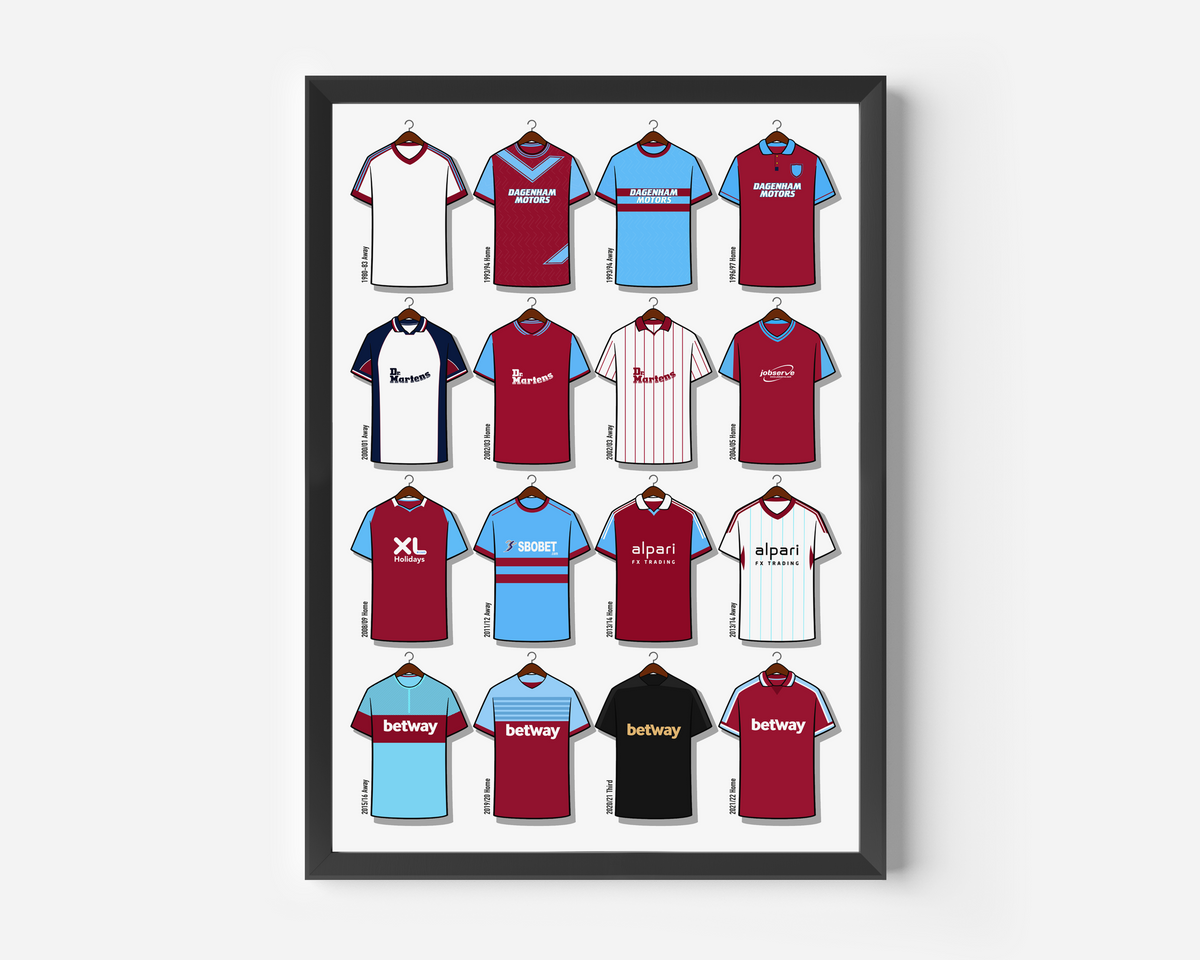 West Ham Shirts Print