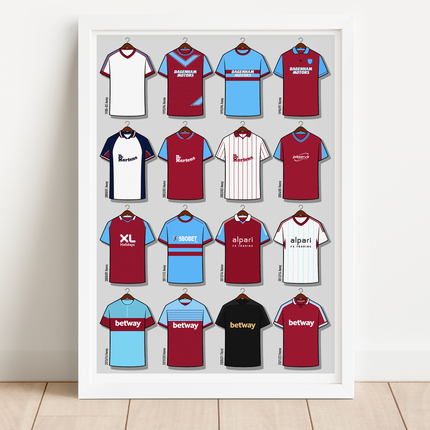 West Ham Shirts Print