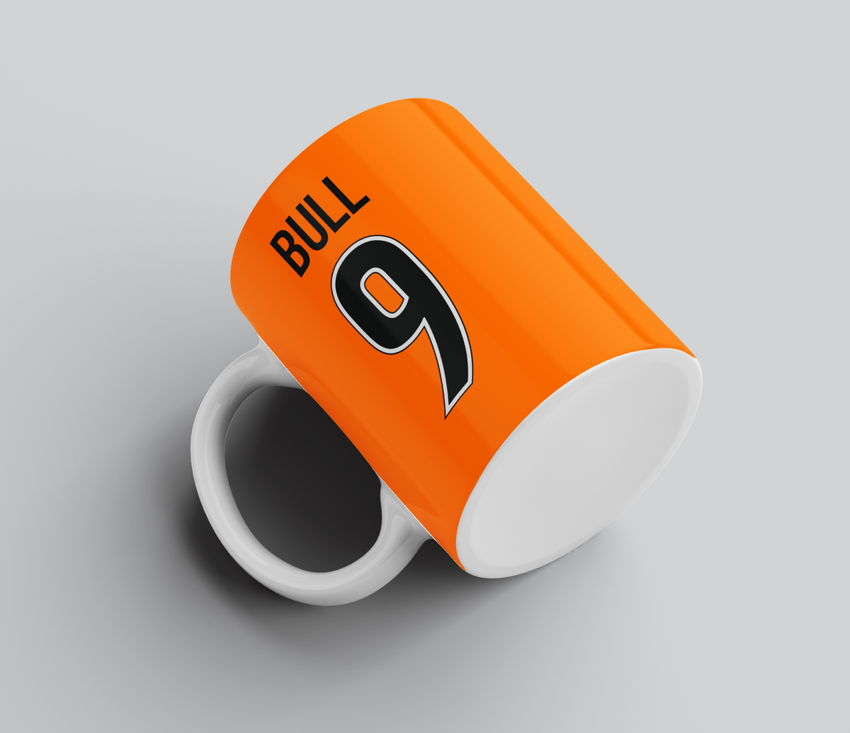 Personalised Retro Wolves Mug - Any Name and Number