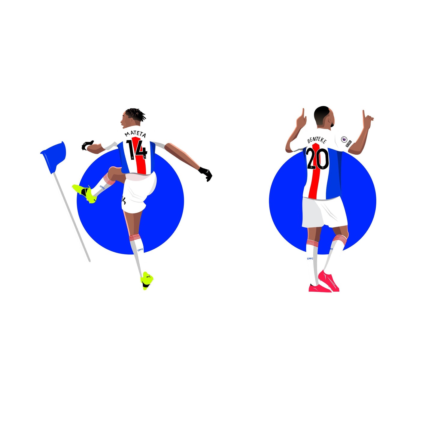 Mateta/Benteke Mug - Crystal Palace