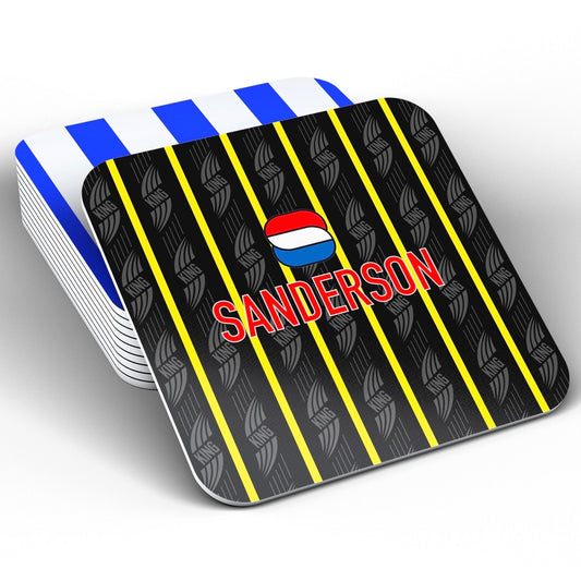 Sheff Weds Retro Kit Coaster Set