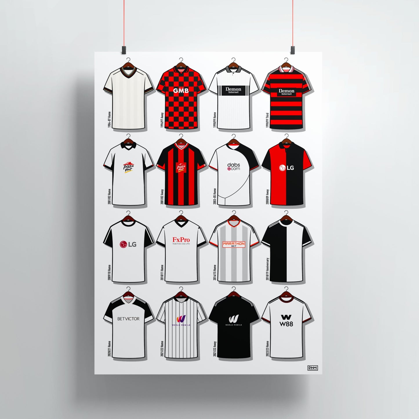 Fulham Shirts Print