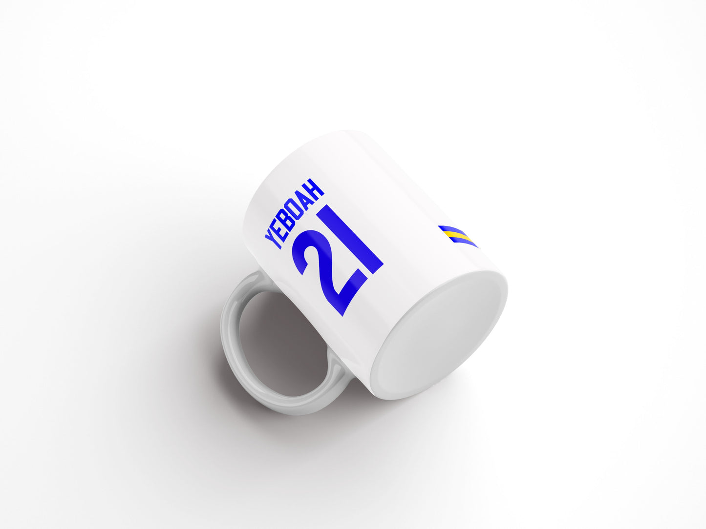 Personalised Retro Leeds United Mug - Any Name and Number