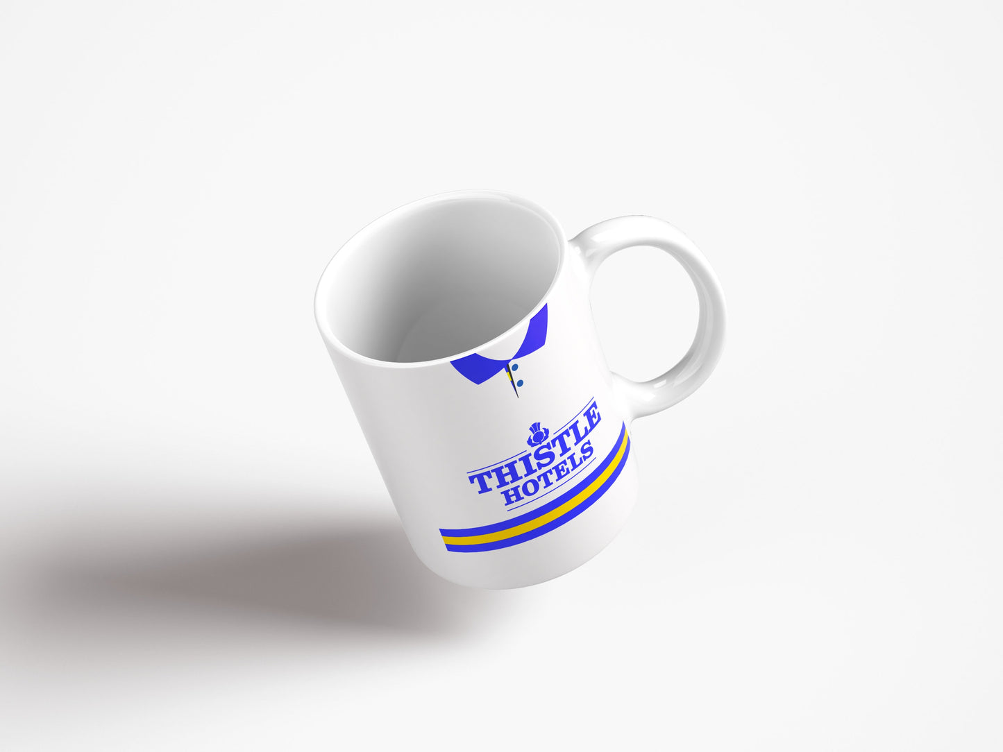 Personalised Retro Leeds United Mug - Any Name and Number