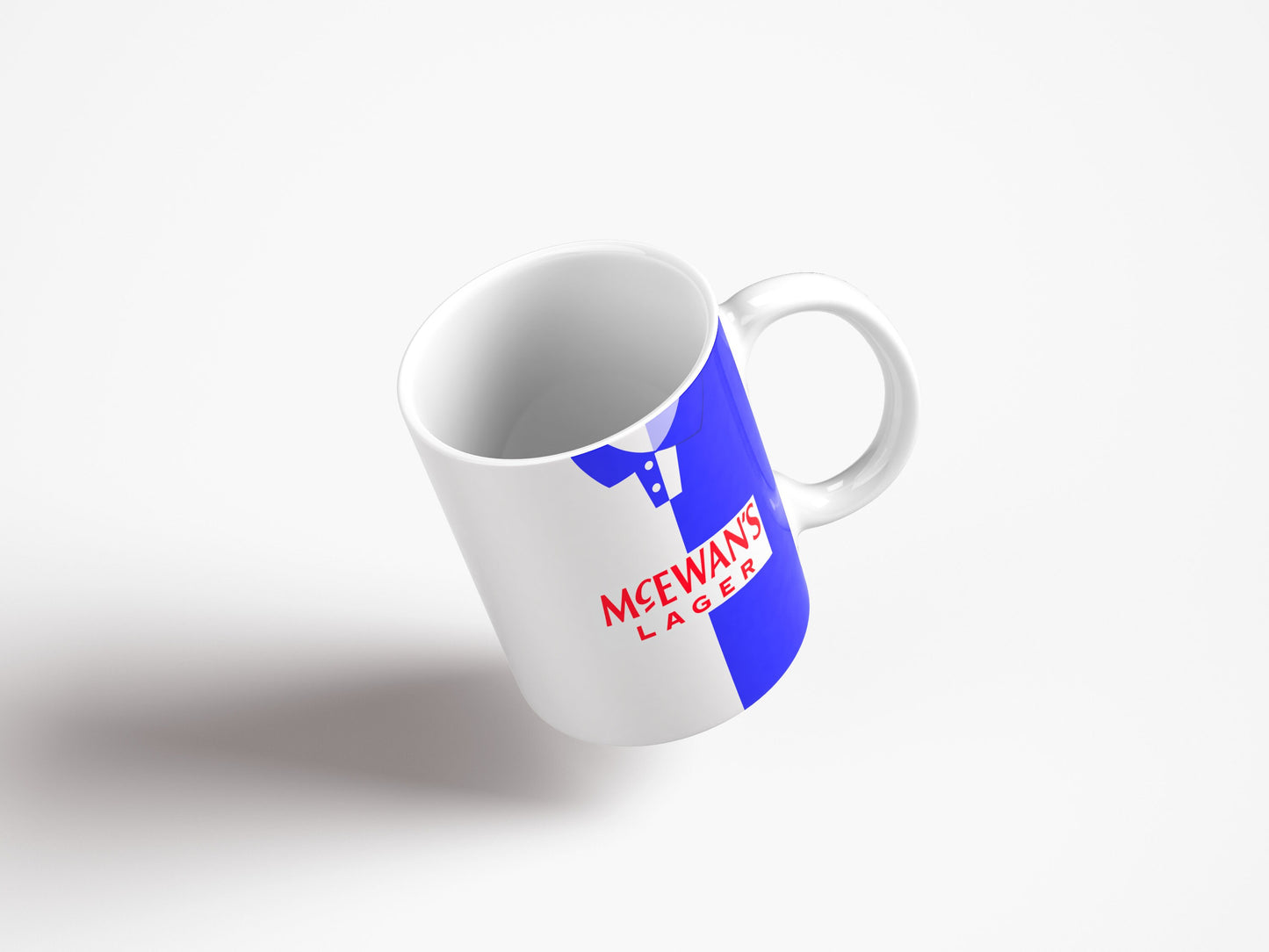 Personalised Retro Blackburn Rovers Mug - Any Name and Number