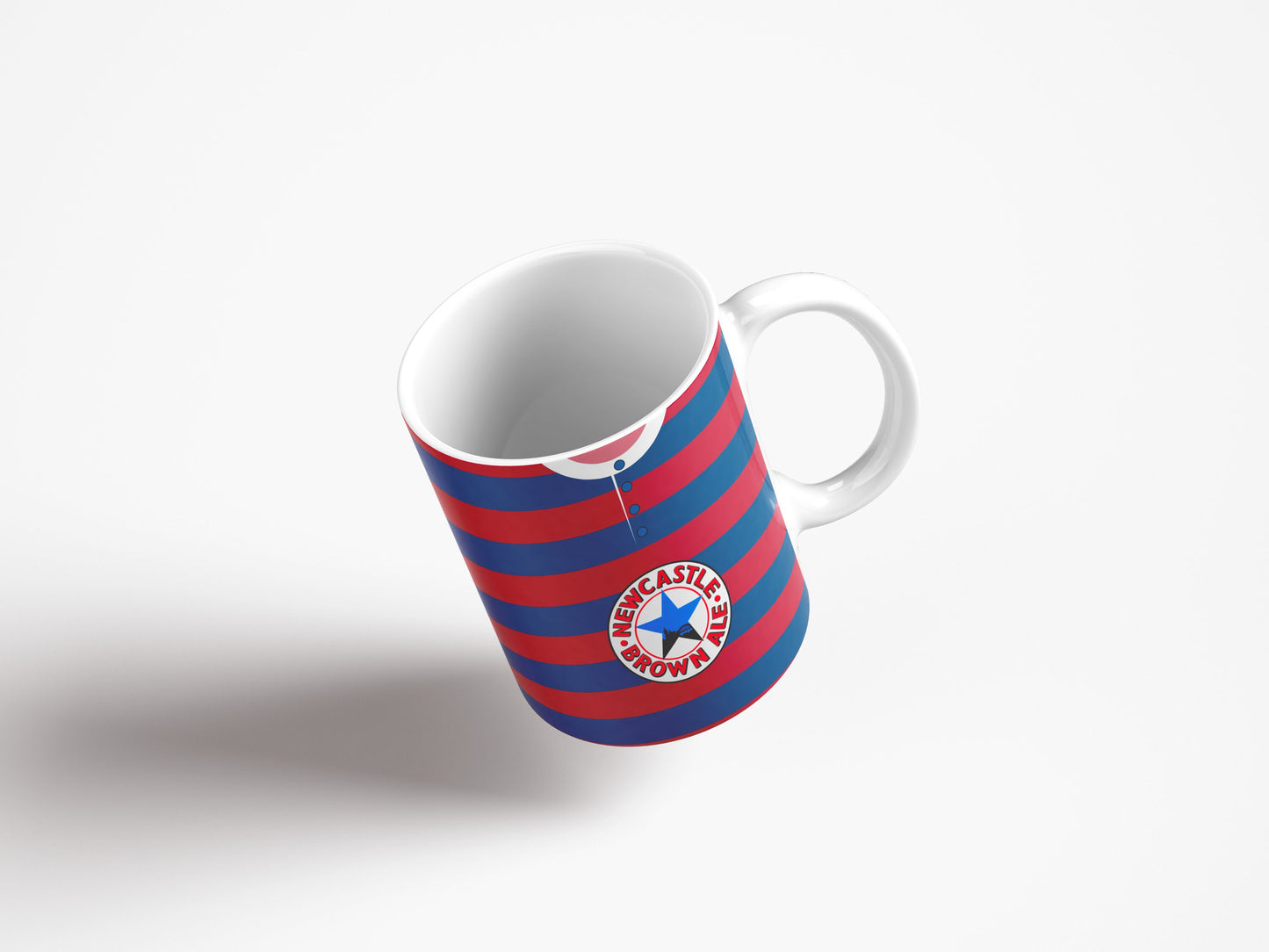 Personalised Retro Newcastle Away Shirt Mug - Any Name and Number